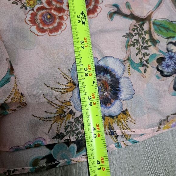 Marisfrolg Floral Print Sleeveless Silk Blend Dress Size 38 EUR US 8 Multi-color - Picture 9 of 16